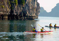 kayak ở Vịnh Hạ Long