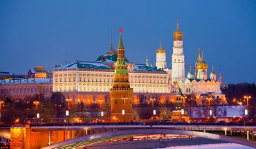 Cung điện Kremlin rạng người như trong những câu chuyện cổ tích.