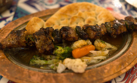 Grilled meat, or kebab, is a mainstay of Turkish cuisine.