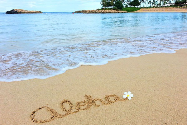 Aloha là từ được dùng phổ biến và nổi tiếng ở Hawaii.