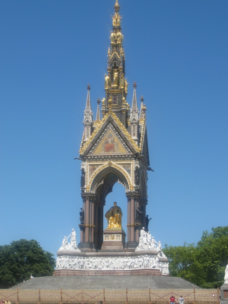 The Albert Memorial in Kensington Gardens, London England