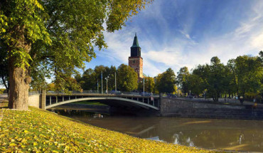 Dòng sông Aurajoki ở Turku.