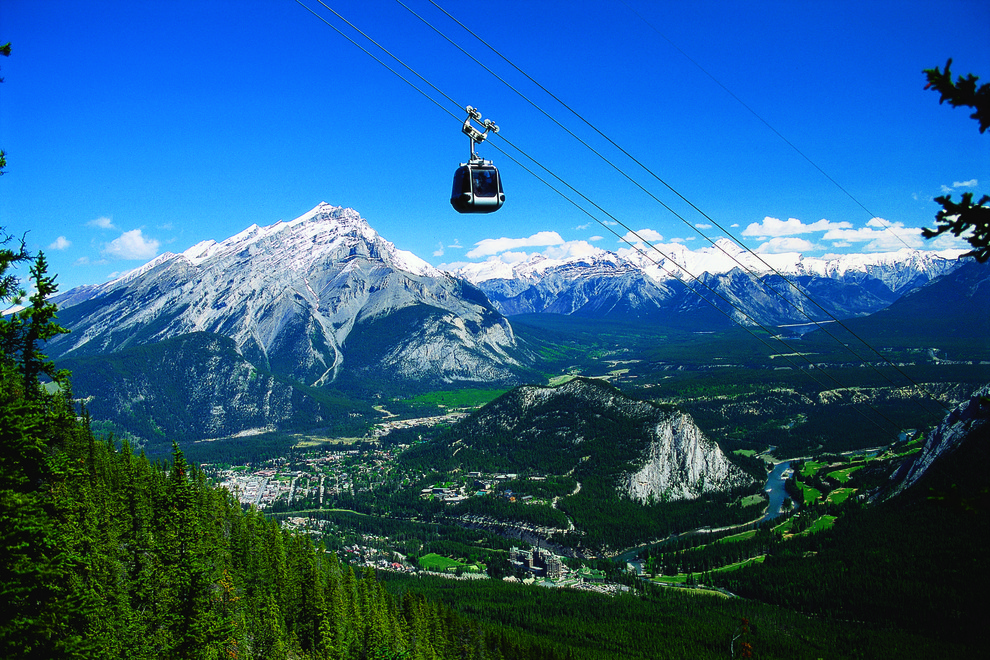 Cáp treo Sulphur Mountain Gondola - Banff, Canada
