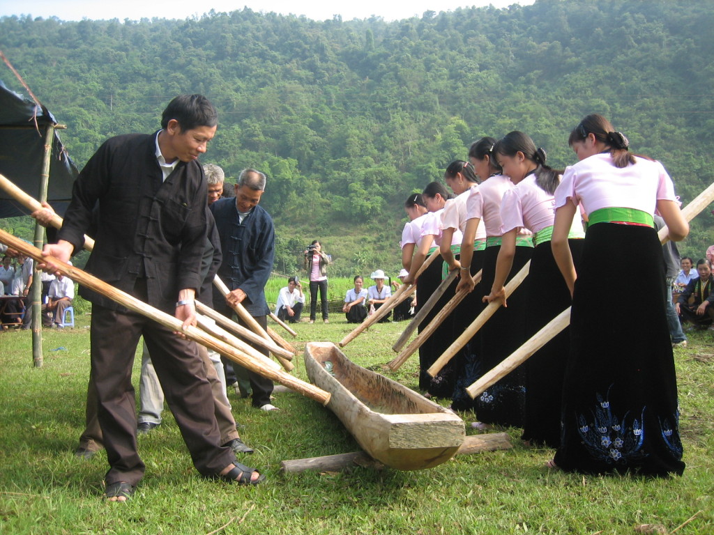 Người Thái Trắng trong Tết Cốm mới ở Phong Thổ Lai Châu