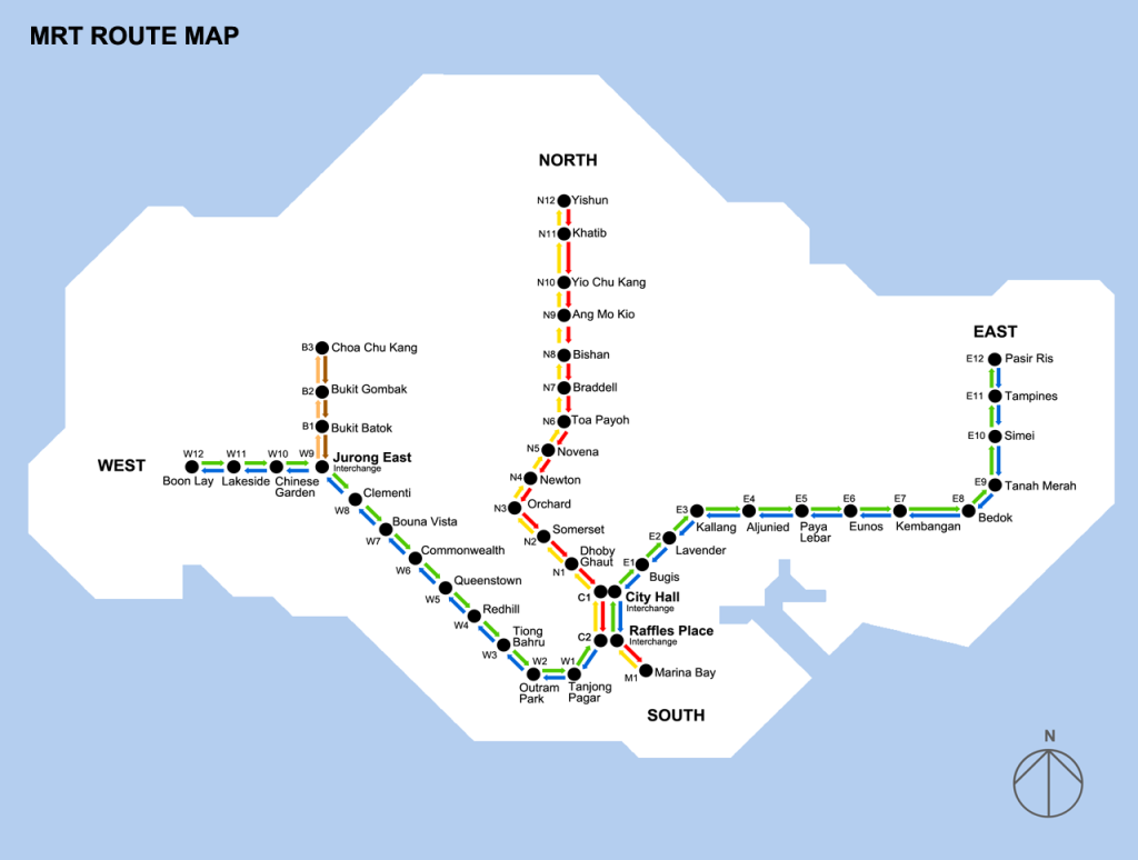 Ban Do tai tao lai he thong MRT cu duoc su dung tu nam 1987 toi 1996