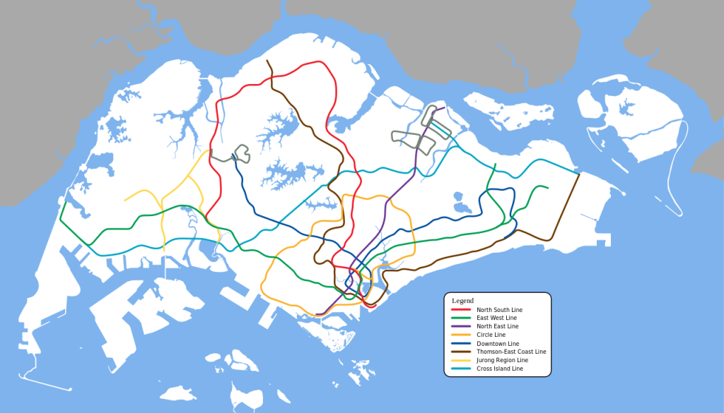 So Do Mang Luoi MRT bao gom ca nhung tuyen dang duoc xay dung