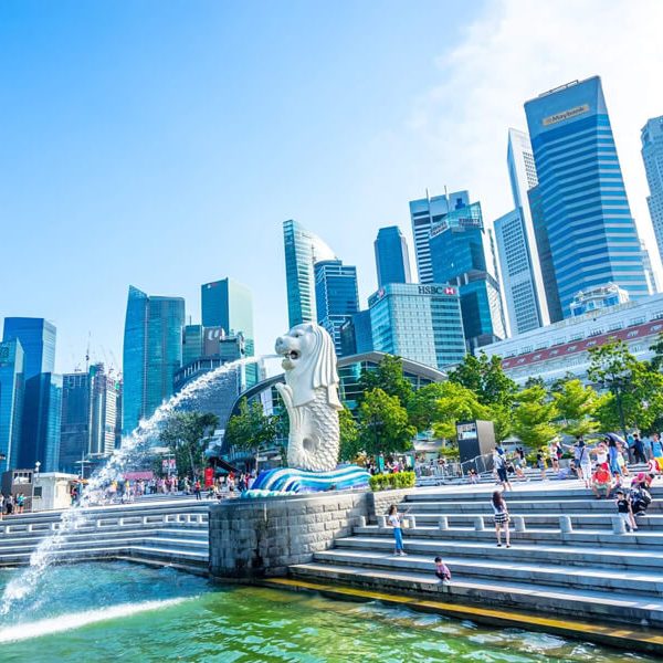 Công-viên-sư-tử-biển-Merlion-Park