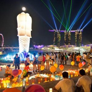 Vẻ đẹp tuyệt vời Singapore về đêm