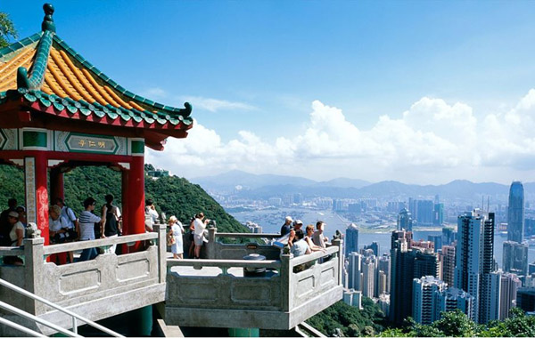 Đỉnh núi Thái Bình nhìn toàn thể Hồng Kông