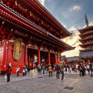 Ngôi đền cổ Asakusa Kannon