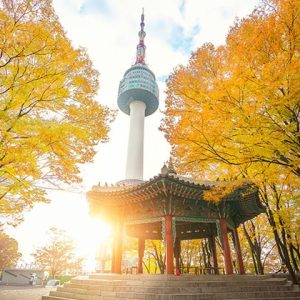 Tour du lịch Hàn Quốc - Tháp truyền hình Namsan Tower