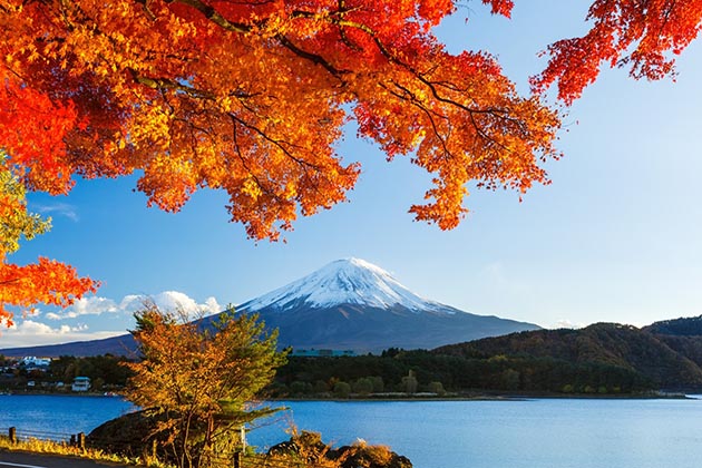 Tour du lịch Nhật Bản mùa thu - Núi Phú Sĩ