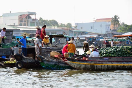 Tour du lịch miền Tây - chợ nổi Cái Răng