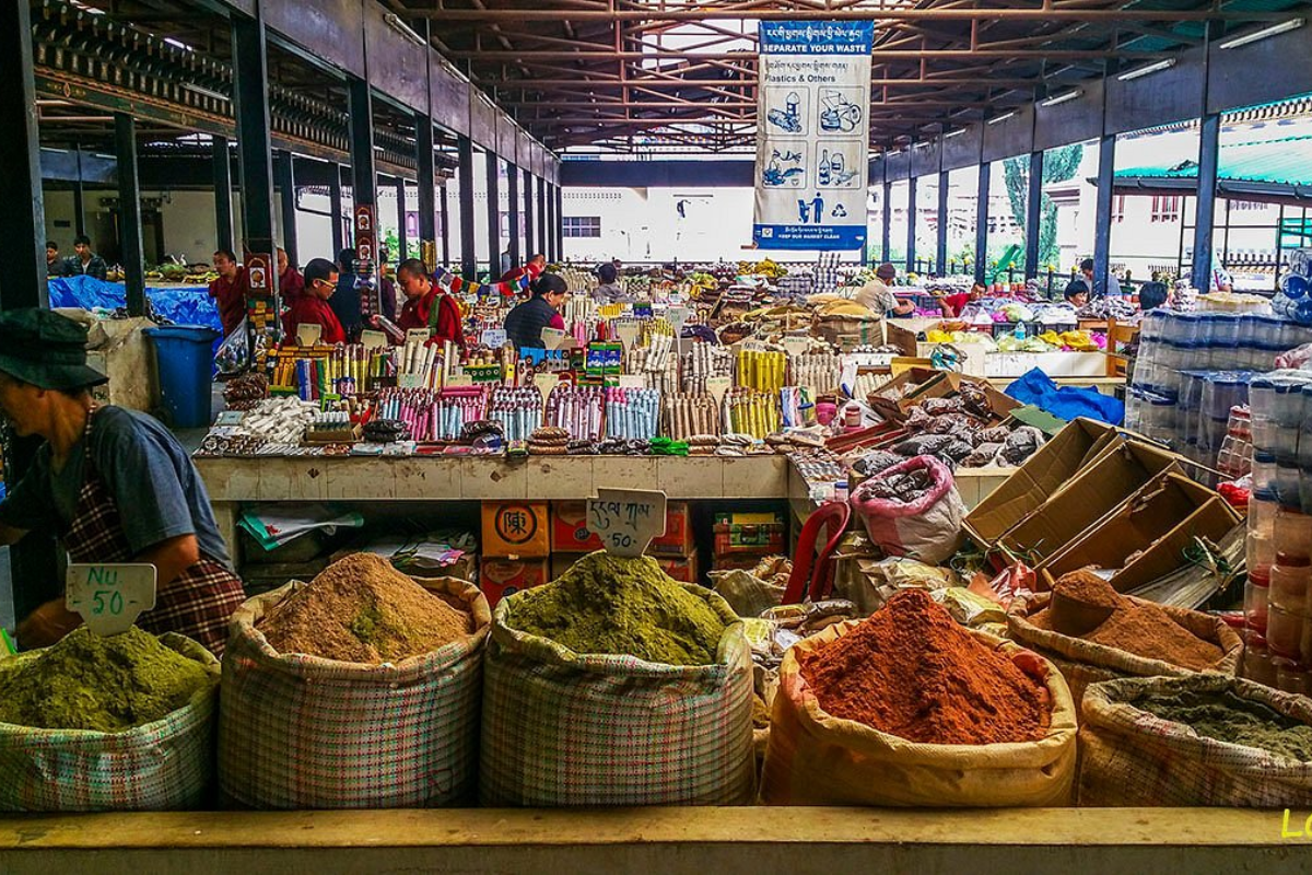 Chợ truyền thống Bhutan