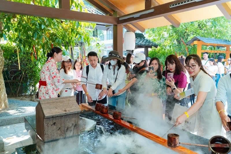 Không gian nghỉ dưỡng cao cấp tại suối khoáng Thanh Thủy Phú Thọ