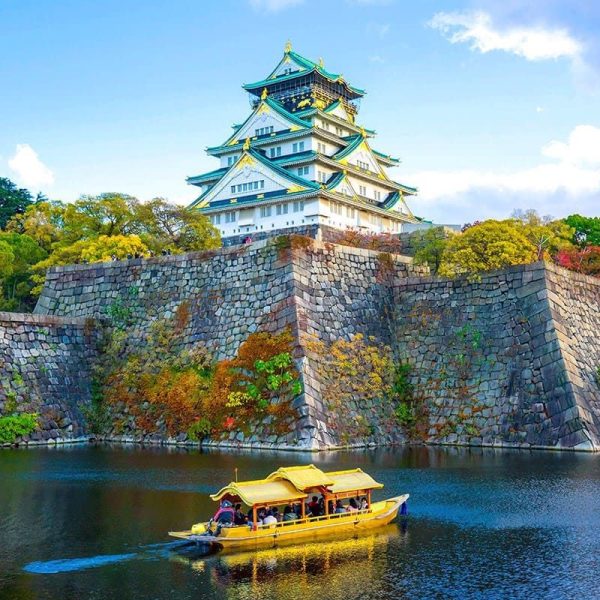 du lịch Nhật Bản - Lâu đài Osaka