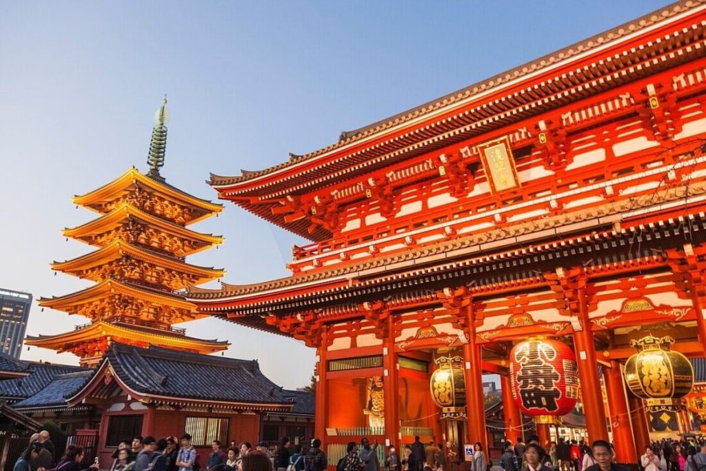 du lịch Nhật Bản -Chùa Asakusa Kannon