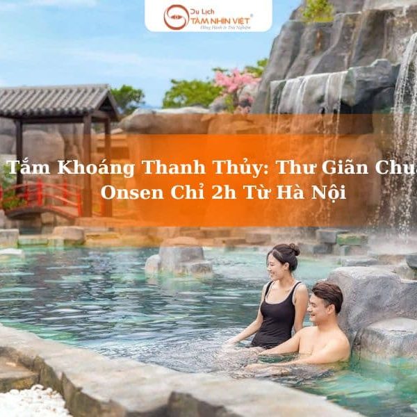 Tắm khoáng Thanh Thủy tại Wyndham Lynn Times với bể Onsen Nhật Bản
