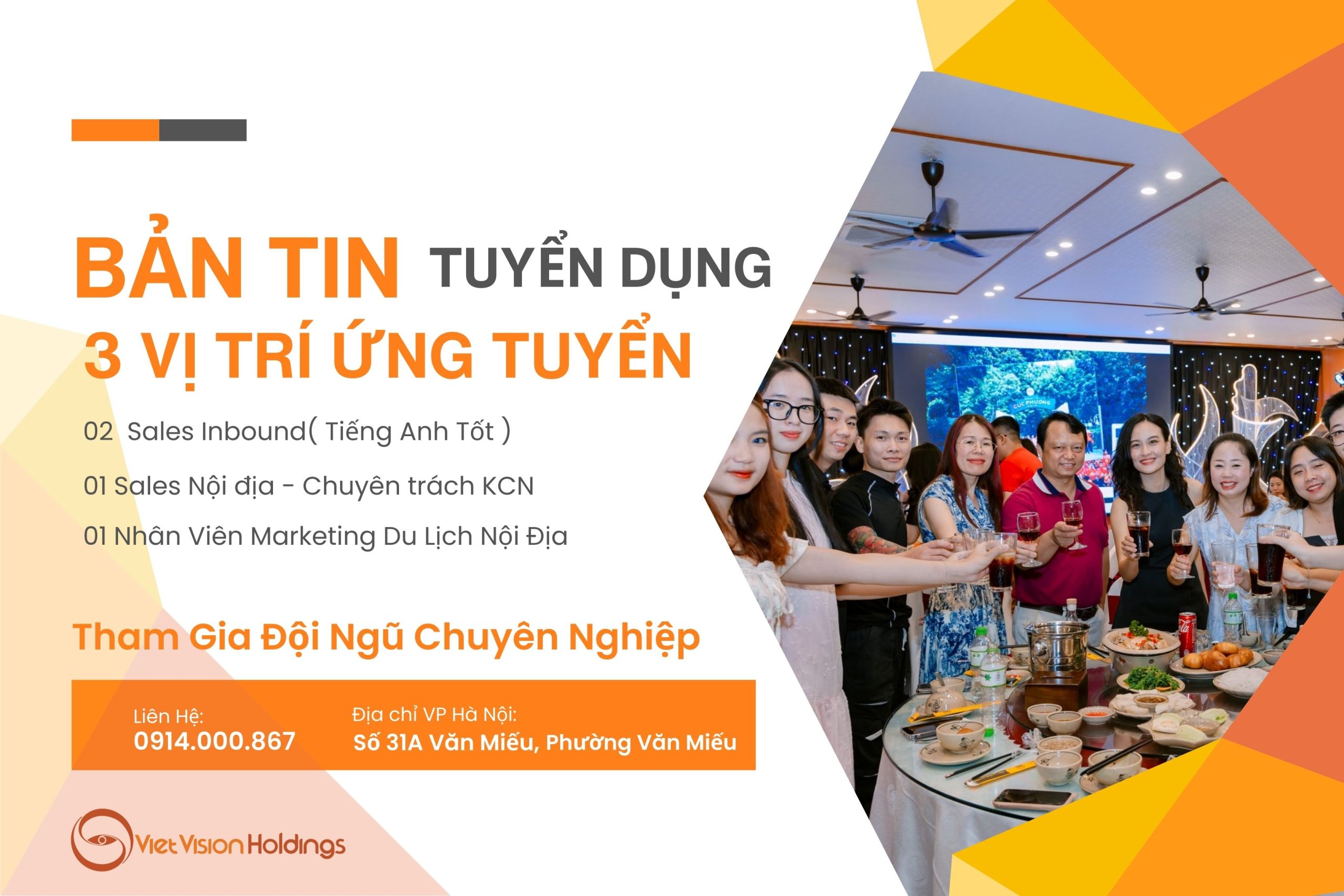 Tuyển Dụng Nhân Sự Du Lịch – Cơ Hội Thăng Tiến Hấp Dẫn tại Viet Vision Travel