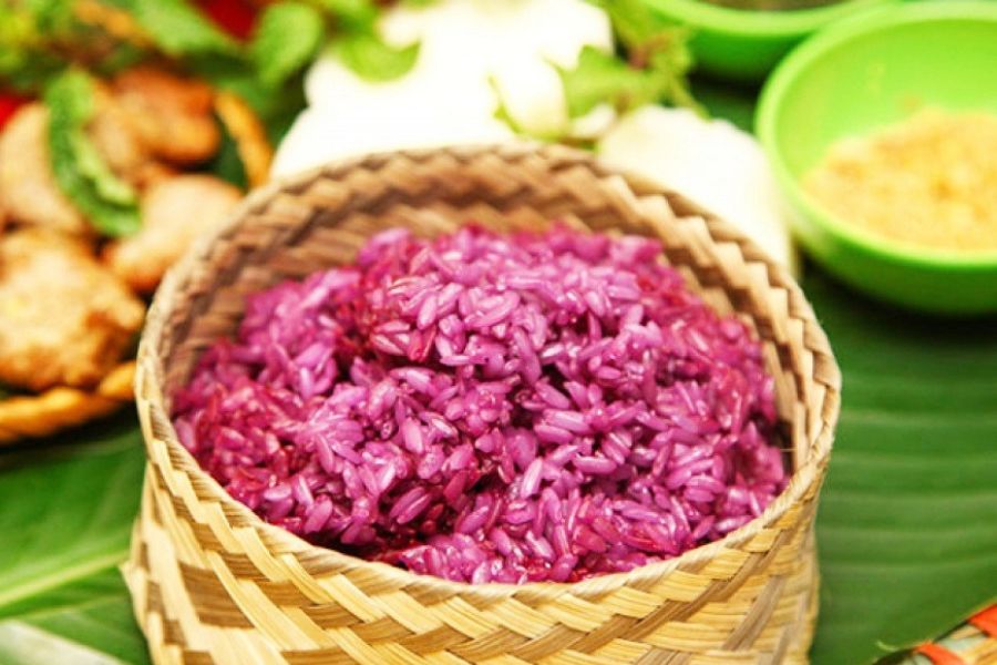 Xôi Tím - đặc sản Lai Châu