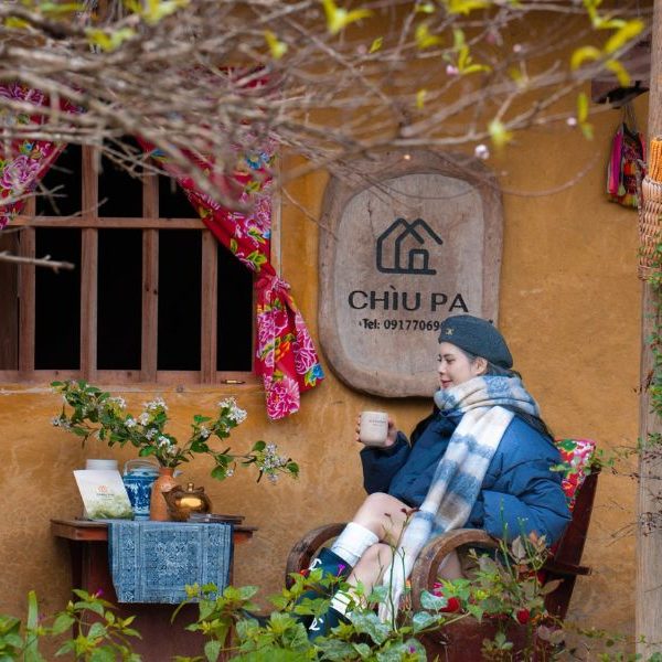 Không gian yên bình của bản làng Lô Lô Chải