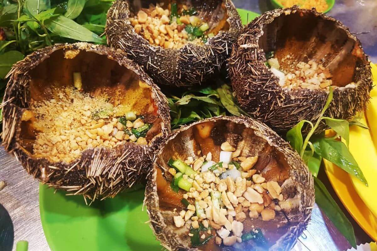 Nhum nướng mỡ hành Phú Quốc đặc sản hải sản hiếm của đảo ngọc