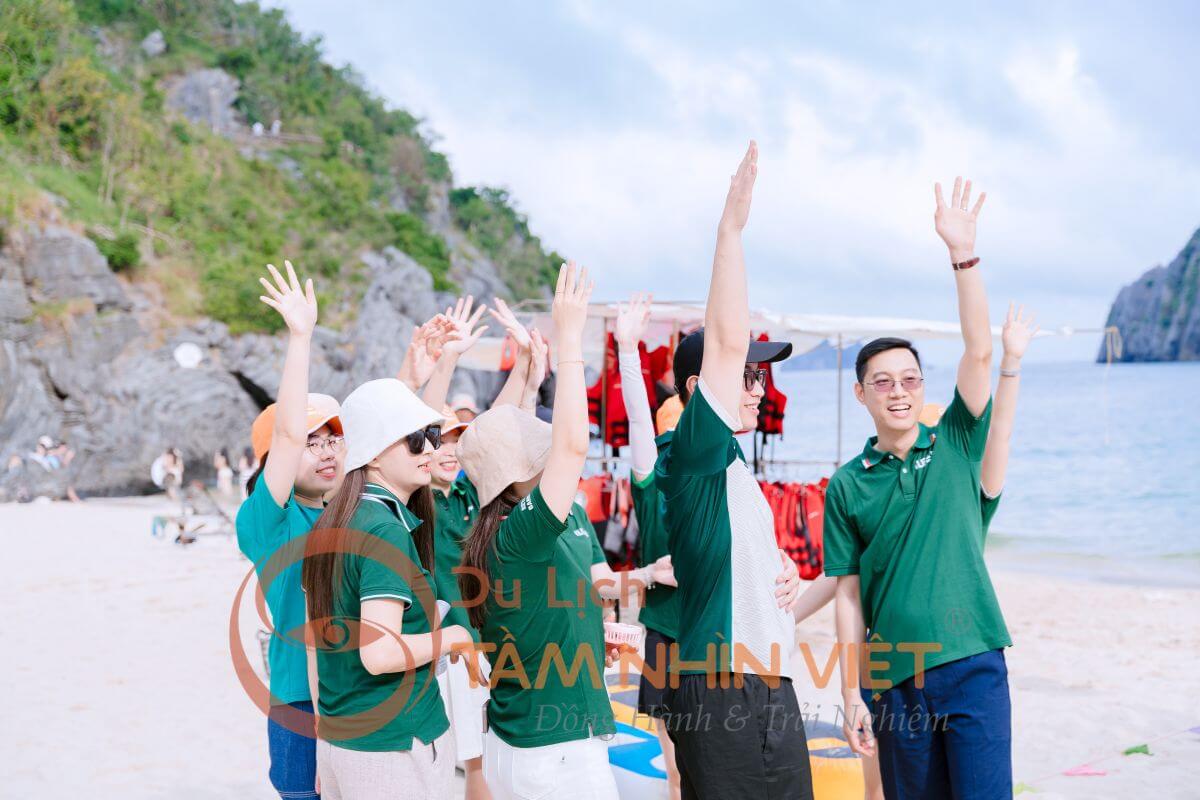Chương trình teambuilding bãi biển Trà Cổ dành cho doanh nghiệp Chương trình teambuilding bãi biển Trà Cổ dành cho doanh nghiệp