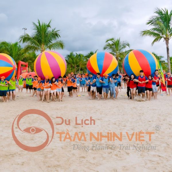 Hoạt động gắn kết tập thể trong tour Vũng Tàu teambuilding 1 ngày chuyên nghiệp